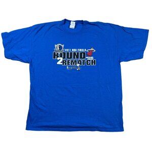 Dallas Maverics Vs. Miami Heat 2011 NBA Finals T-Shirt size XXL